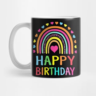 Happy Birthday For Women Teens Girls Kids Gift Rainbow Mug